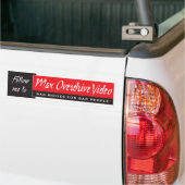 Autocollant De Voiture Adhésif pour pare-chocs maximum de vidéo de (Sur camion)