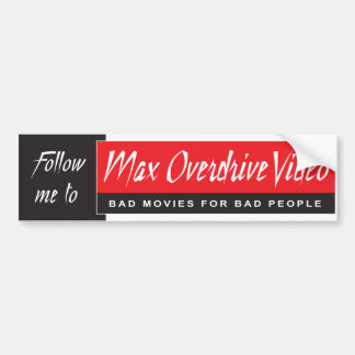 Autocollant De Voiture Adhésif pour pare-chocs maximum de vidéo de