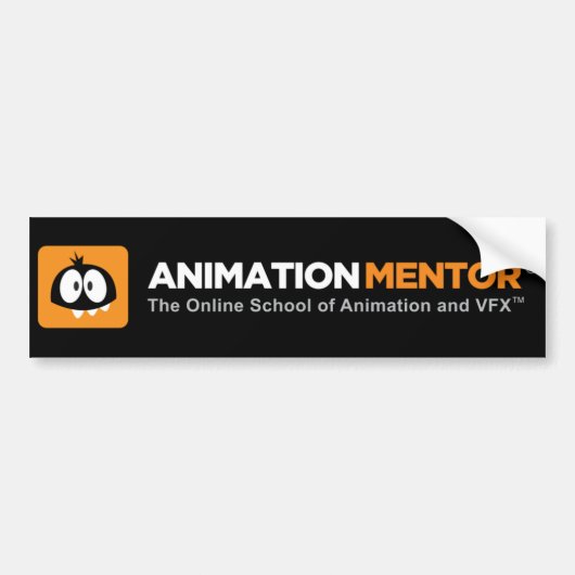 Autocollant De Voiture Adhésif pour pare-chocs - mentor d'animation (Devant)