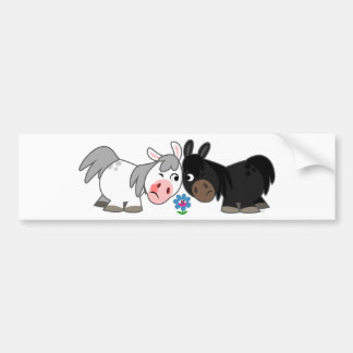 Autocollant De Voiture Adhésif pour pare-chocs mignon d'impasse de poneys