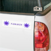 Autocollant De Voiture adhésif pour pare-chocs NAMASTE (Sur camion)