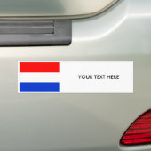 Autocollant De Voiture Adhésif pour pare-chocs NÉERLANDAIS de DRAPEAU (En voiture)
