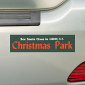 Autocollant De Voiture adhésif pour pare-chocs---Noël-parc (En voiture)
