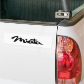 Autocollant De Voiture Adhésif pour pare-chocs noir de Miata (Sur camion)