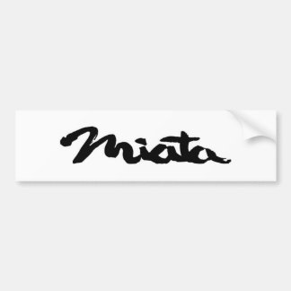 Autocollant De Voiture Adhésif pour pare-chocs noir de Miata