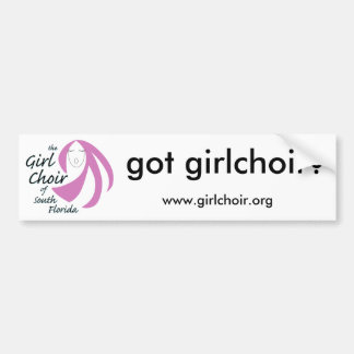 Autocollant De Voiture Adhésif pour pare-chocs obtenu de Girlchoir