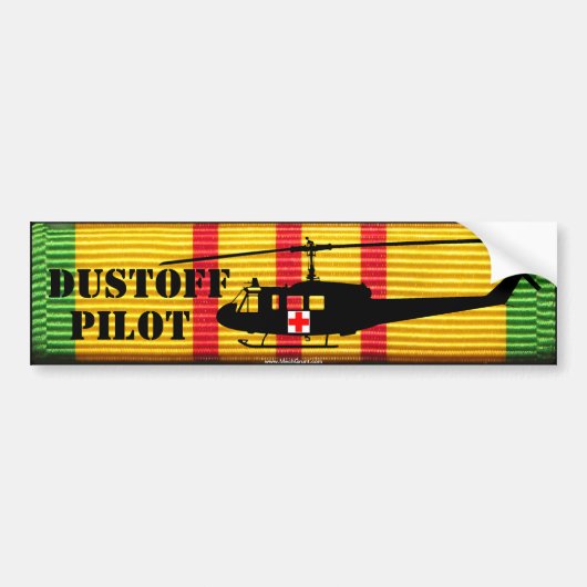 Autocollant De Voiture Adhésif pour pare-chocs PILOTE de DUSTOFF VSM (Devant)