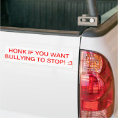 Autocollant De Voiture Adhésif pour pare-chocs pour cesser intimidation (Sur camion)