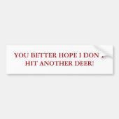 Autocollant De Voiture adhésif pour pare-chocs pour des tailgaters (Devant)