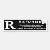 Autocollant De Voiture Adhésif pour pare-chocs reformé (Devant)