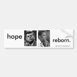 AUTOCOLLANT DE VOITURE ADHÉSIF POUR PARE-CHOCS RENÉ D'OBAMA JFK D'ESPOIR