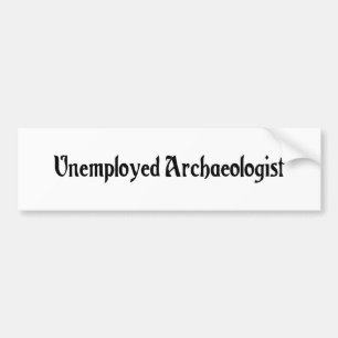 Autocollant De Voiture Adhésif pour pare-chocs sans emploi d'archéologu