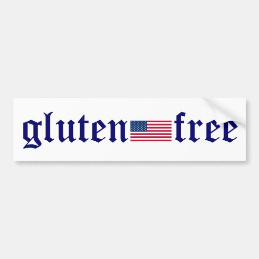 Autocollant De Voiture adhésif pour pare-chocs sans gluten de drapeau des (Devant)
