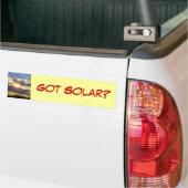 Autocollant De Voiture Adhésif pour pare-chocs solaire obtenu (Sur camion)