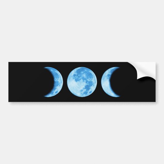 Autocollant De Voiture Adhésif pour pare-chocs triphasé de lune (Devant)
