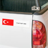 Autocollant De Voiture Adhésif pour pare-chocs turc de DRAPEAU (Sur camion)