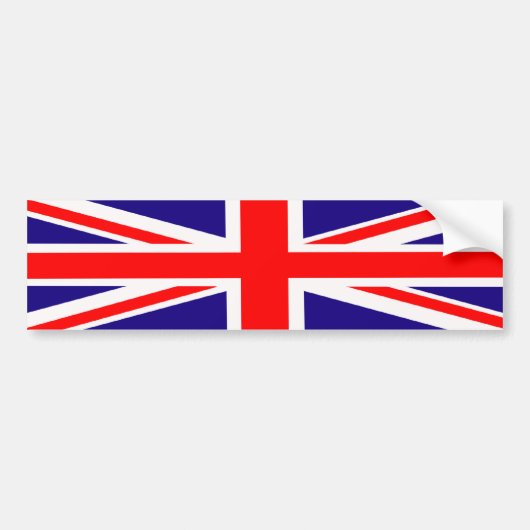 Autocollant De Voiture Adhésif pour pare-chocs Union Jack (Devant)