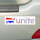 Autocollant De Voiture Adhésif pour pare-chocs "unissez États-Unis" - (En voiture)