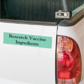 Autocollant De Voiture Adhésif pour pare-chocs vaccinique (Sur camion)