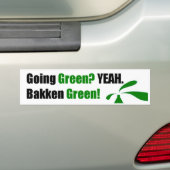 Autocollant De Voiture Adhésif pour pare-chocs vert de Bakken (En voiture)