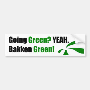 Autocollant De Voiture Adhésif pour pare-chocs vert de Bakken