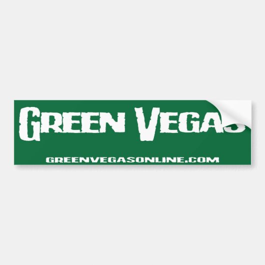 Autocollant De Voiture Adhésif pour pare-chocs vert de Vegas (Devant)