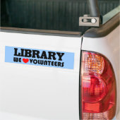 Autocollant De Voiture Adhésif pour pare-chocs volontaire de bibliothèque (Sur camion)