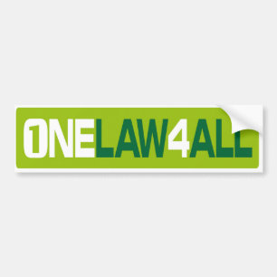 Autocollant De Voiture adhésifs pour pare-chocs 1LAW4ALL