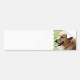 Autocollant De Voiture Adhésifs pour pare-chocs de chiot de golden
