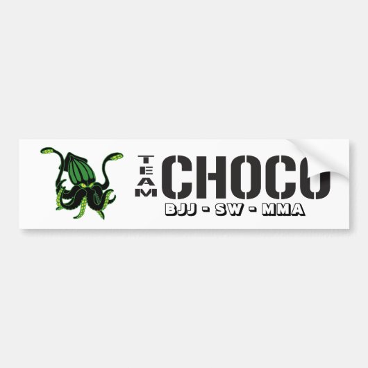 Autocollant De Voiture Adhésifs pour pare-chocs d'Équipe-Choco (Devant)