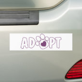 Autocollant De Voiture Adoptez (En voiture)