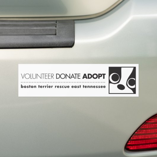 Autocollant De Voiture Adoptez l'adhésif pour pare-chocs (En voiture)
