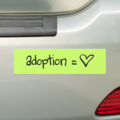 Autocollant De Voiture adoptionequalslove (En voiture)