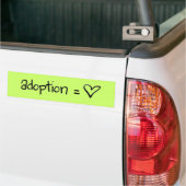 Autocollant De Voiture adoptionequalslove (Sur camion)