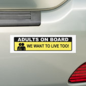Autocollant De Voiture Adultes À Bord (En voiture)