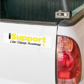 Autocollant De Voiture affection hépatique d'iSupport (Sur camion)