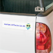 Autocollant De Voiture Affects d'autisme - bébé Cthulhu (Sur camion)