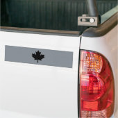 Autocollant De Voiture Affichage de Canadian Black Maple Leaf (Sur camion)
