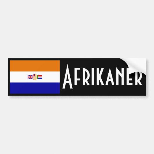 Autocollant De Voiture Afrikaner (Devant)