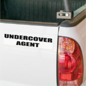 Autocollant De Voiture Agent secret (Sur camion)