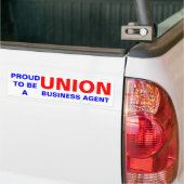 AUTOCOLLANT DE VOITURE AGENT SYNDICAL (Sur camion)