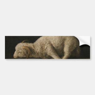 Autocollant De Voiture Agneau de Dieu (Agnus Dei) (Animal Sacrificiel)