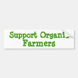 Autocollant De Voiture Agriculteurs organiques de soutien