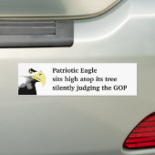 Autocollant De Voiture Aigle patriotique anti-GOP (En voiture)