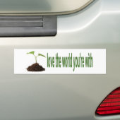 Autocollant De Voiture Aimez le monde avec lequel vous êtes (En voiture)