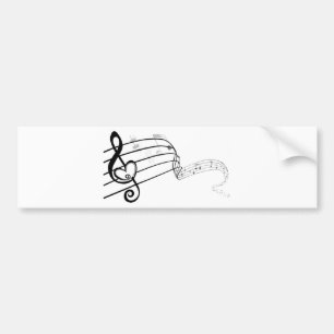 Autocollant De Voiture Aimez ma musique