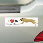 Autocollant De Voiture Aimez mon Malinois (En voiture)
