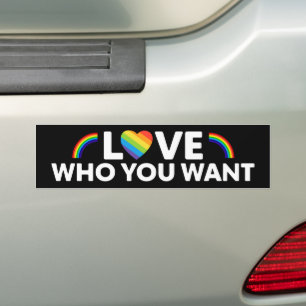 Autocollant De Voiture Aimez qui vous voulez Gay pride LGBT