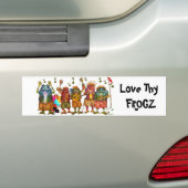Autocollant De Voiture Aimez Thy Frogz - adhésif pour pare-chocs (En voiture)