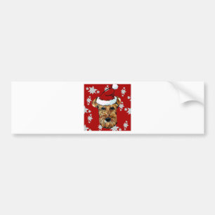 AUTOCOLLANT DE VOITURE AIRDALE TERRIER